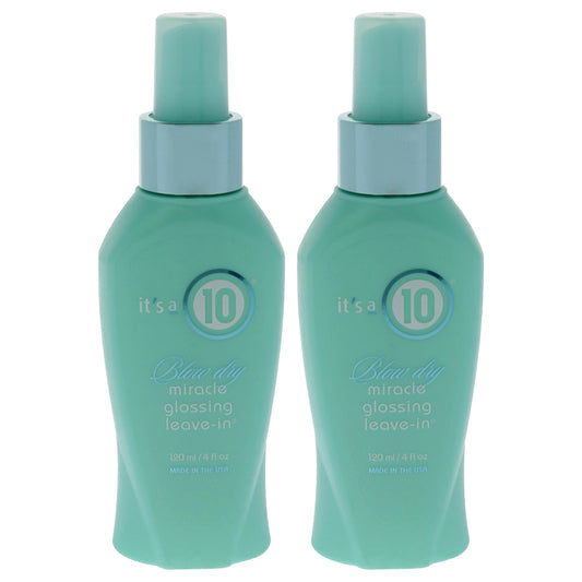Blow Dry Miracle Glossing Leave-In - Pack of 2 4 oz Treatment