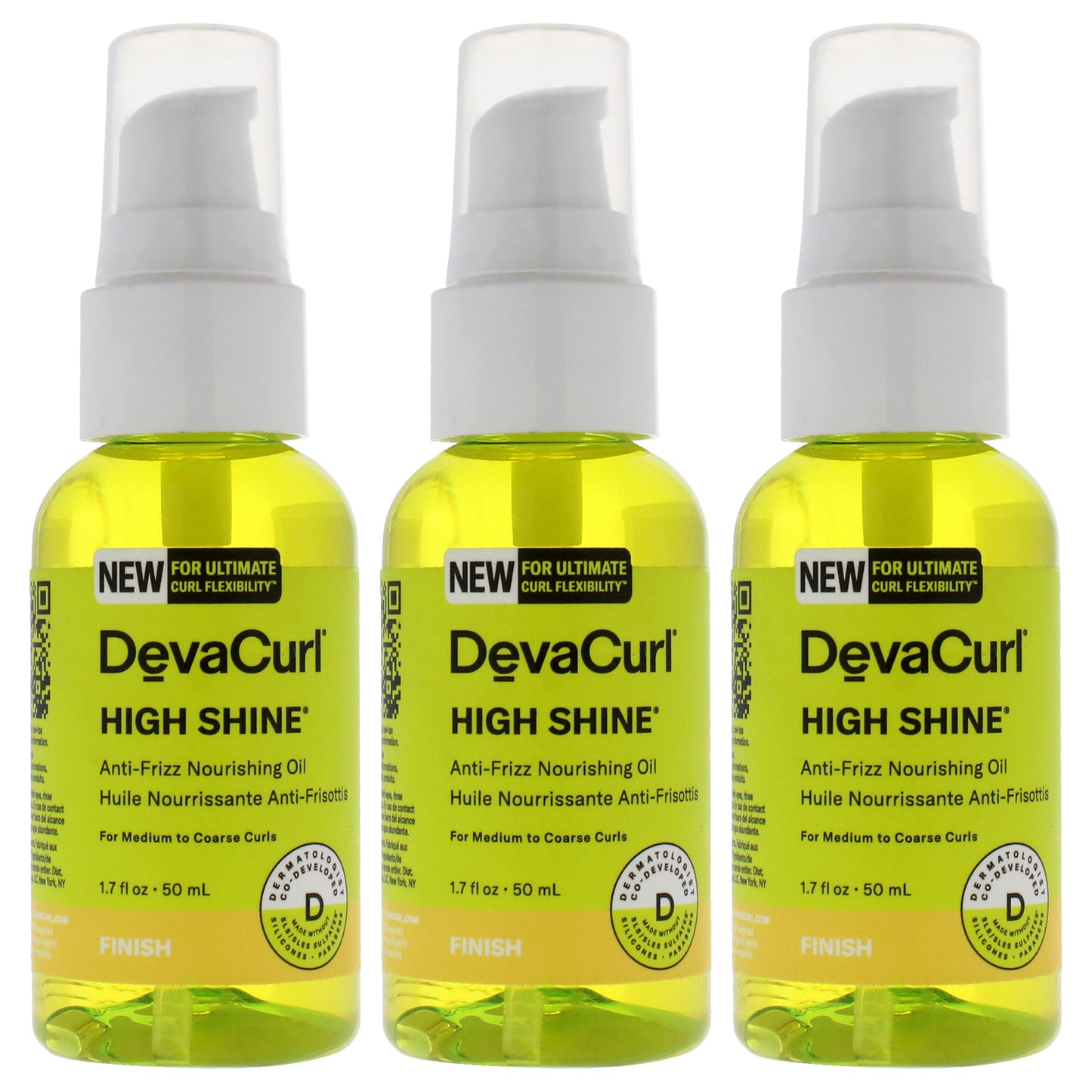 High Shine Nourishing Anti-Frizz Oil-NP - Pack of 3 1.7 oz Oil