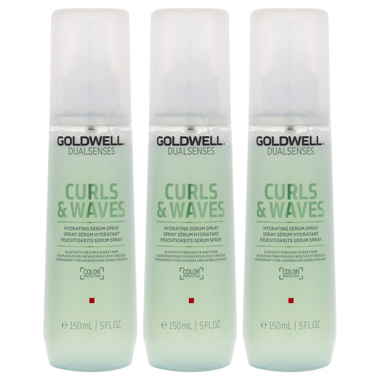 Dualsenses Curls and Waves Hydrating Serum Spray - Pack of 3 5 oz Serum