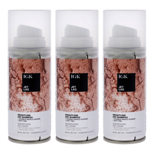 Jet Lag Weightless Dry Shampoo - Pack of 3 2 oz Dry Shampoo