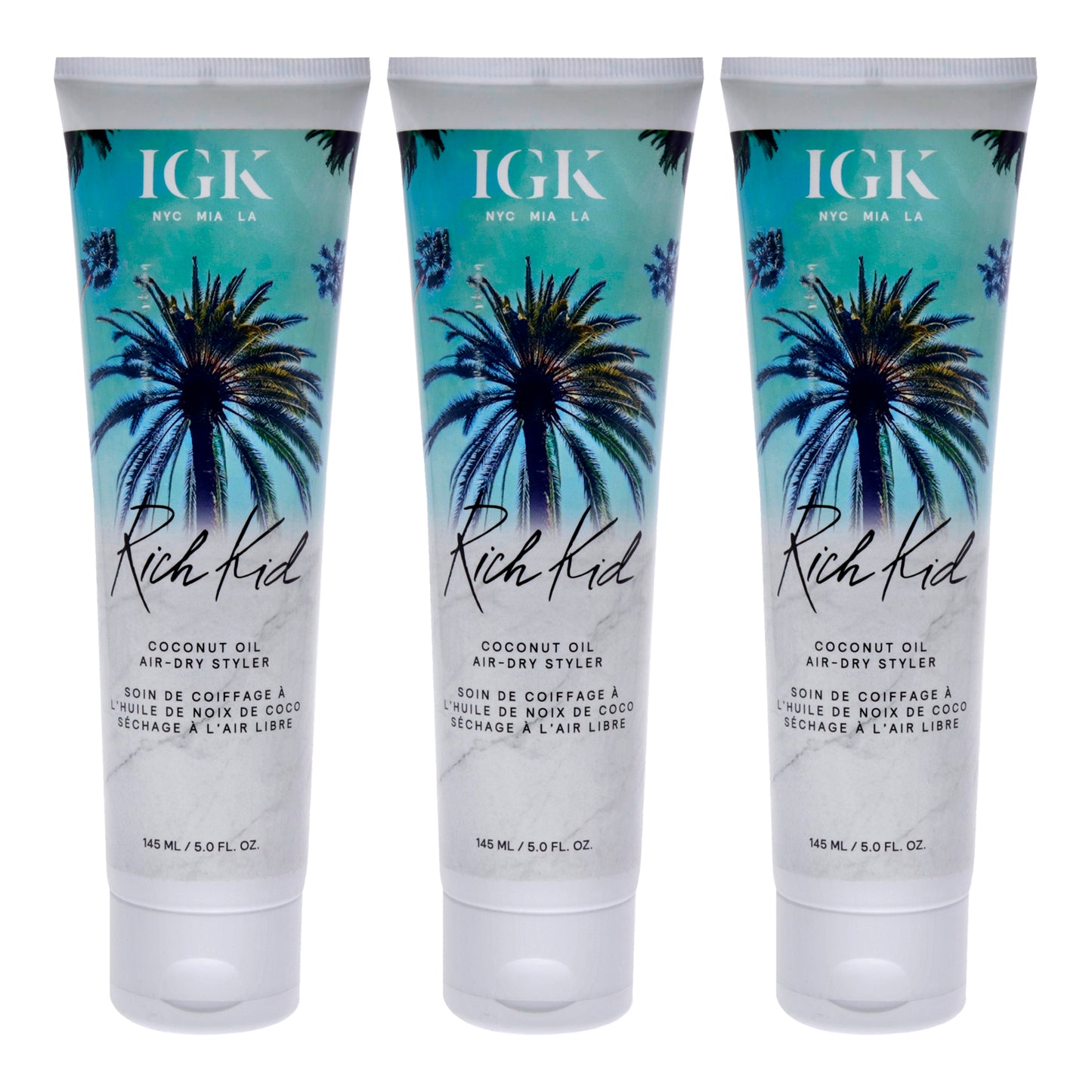 Rich Kid Wave Enhancing Air Dry Cream - Pack of 3 5 oz Oil