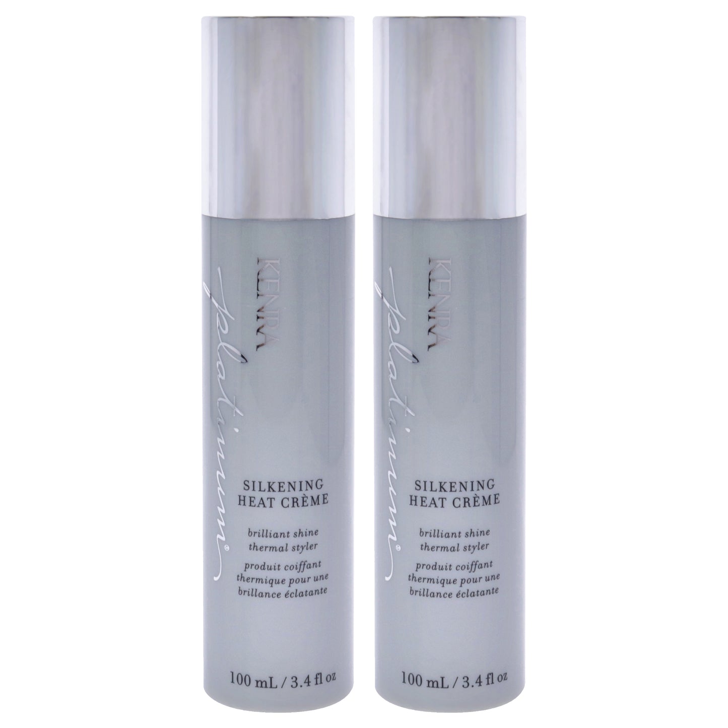 Platinum Silkening Heat Creme - Pack of 2 3.4 oz Cream