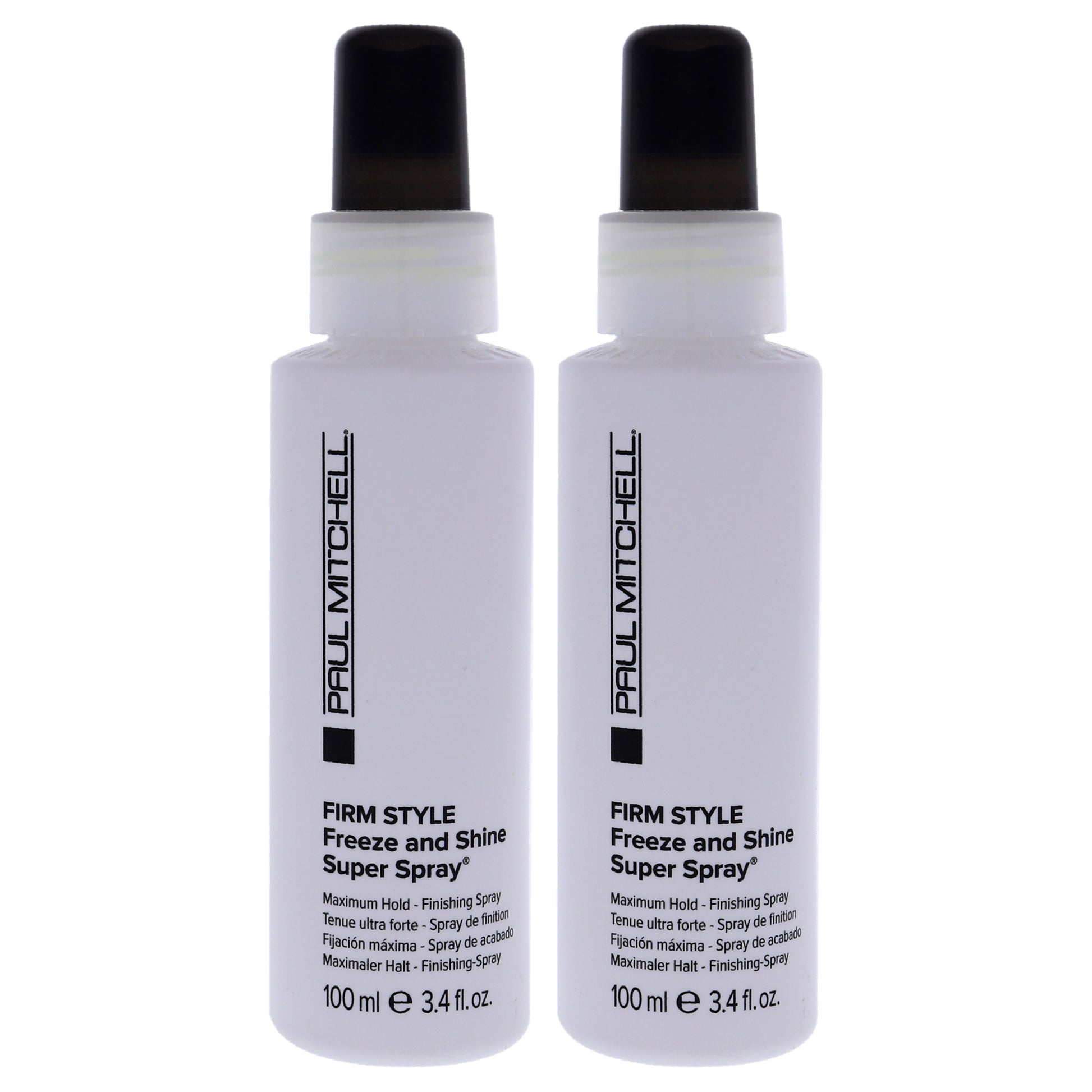 Firm Style Freeze and Shine Super Spray by Paul Mitchell for Unisex - 3.4 oz Hair Spray - Pack of 2