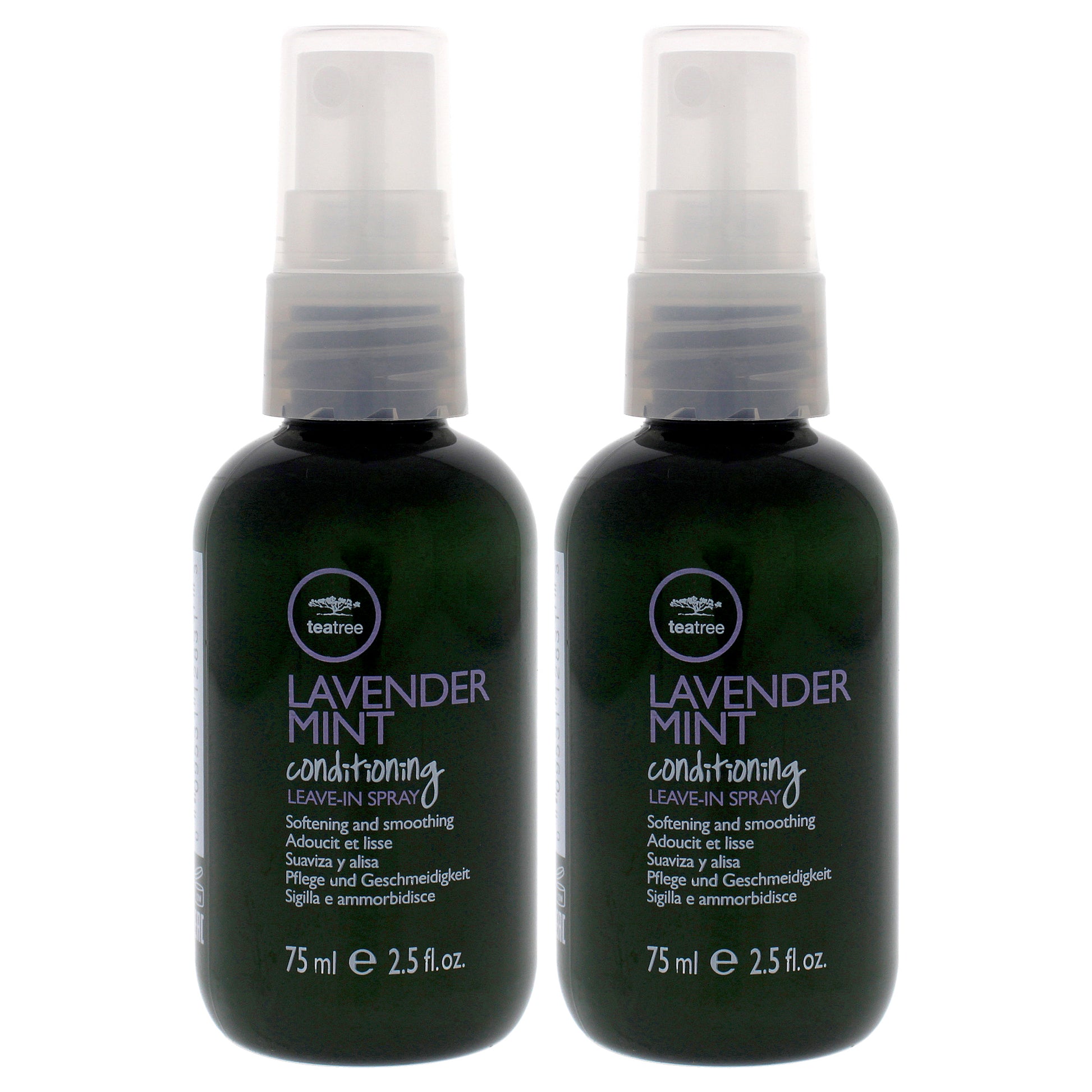 Tea Tree Conditioning Leave-In Spray - Lavender Mint by Paul Mitchell for Unisex - 2.5 oz Hair Spray - Pack of 2