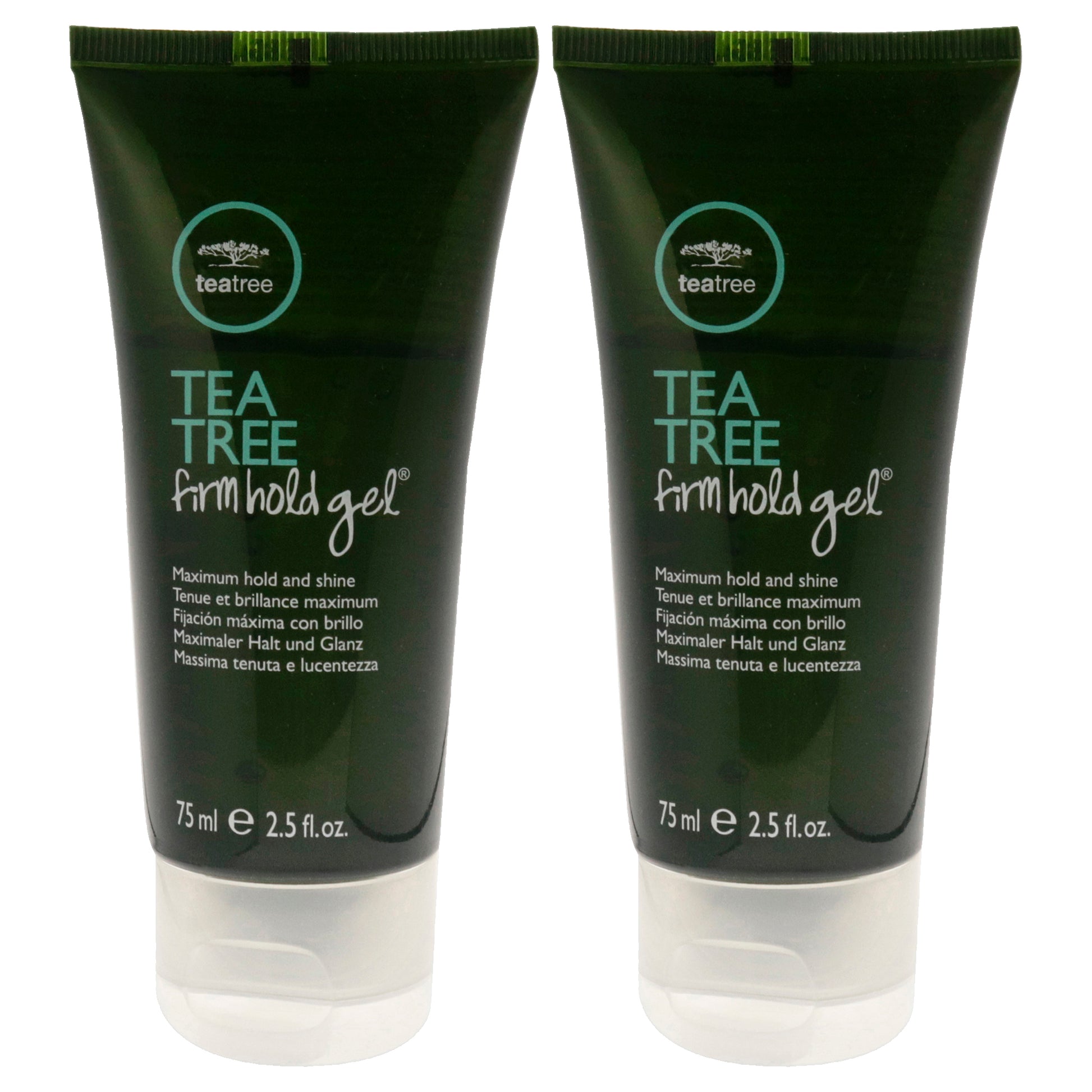 Tea Tree Firm Hold Gel by Paul Mitchell for Unisex - 2.5 oz Gel - Pack of 2