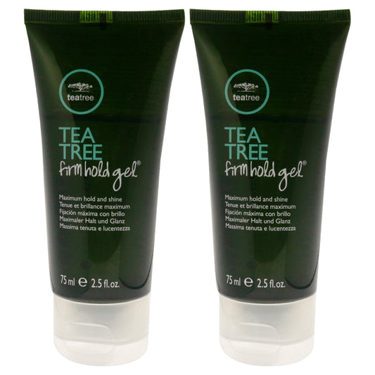 Tea Tree Firm Hold Gel by Paul Mitchell for Unisex - 2.5 oz Gel - Pack of 2