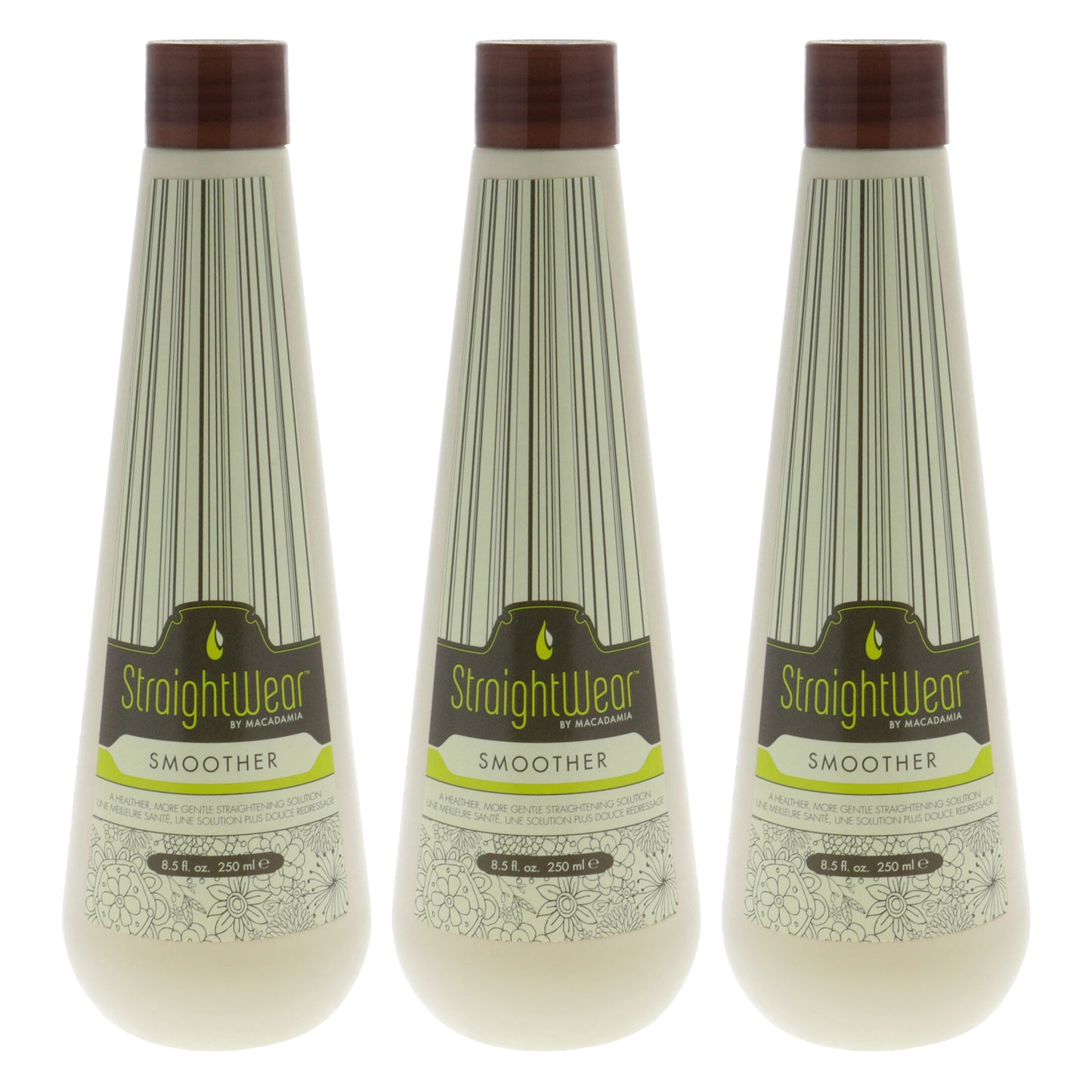 Straightwear Smoother Straightening Solution - Pack of 3 8.5 oz Treatment