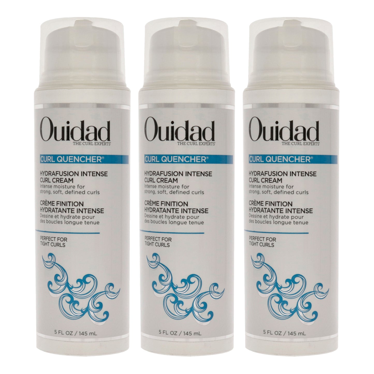 Curl Quencher Hydrafusion Intense Curl Cream - Pack of 3 5 oz Cream