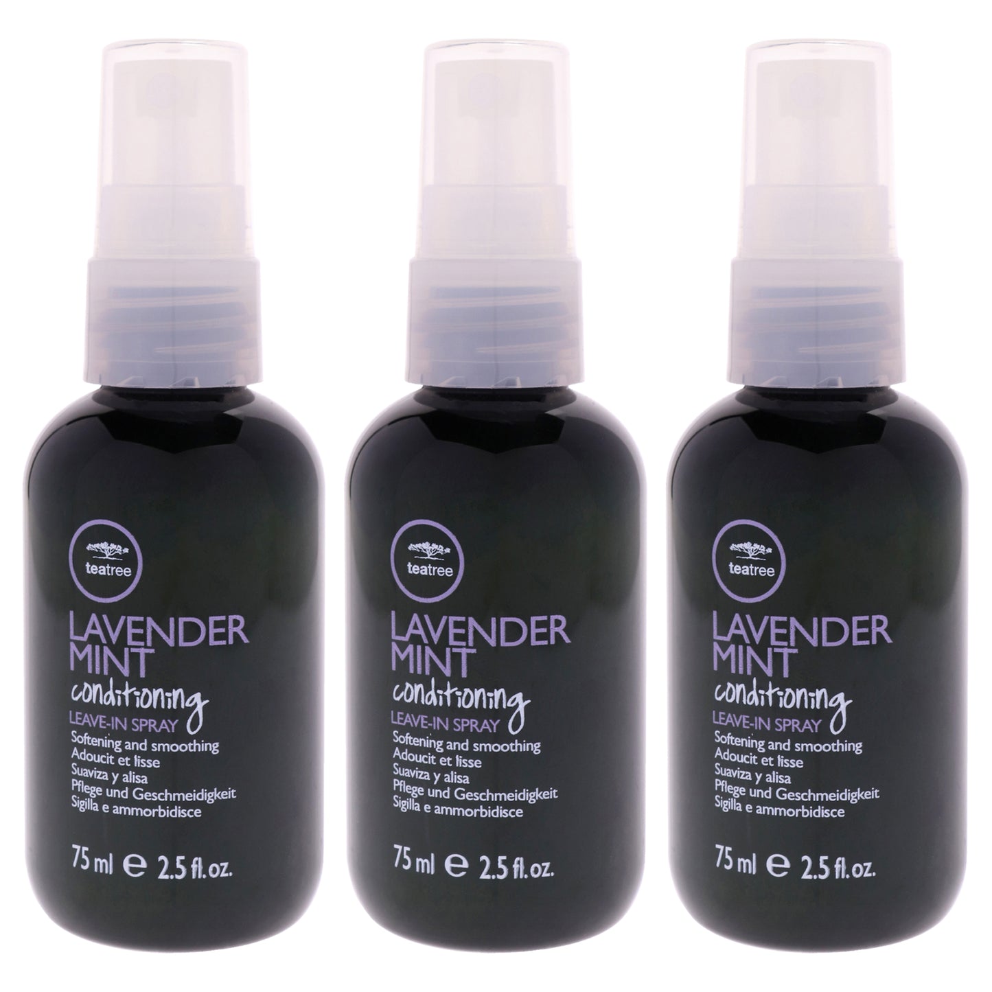 Tea Tree Conditioning Leave-In Spray - Lavender Mint by Paul Mitchell for Unisex - 2.5 oz Hair Spray - Pack of 3