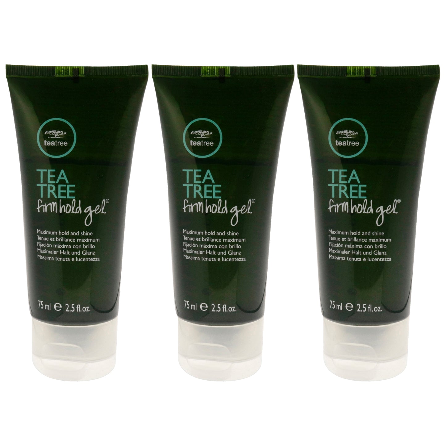 Tea Tree Firm Hold Gel by Paul Mitchell for Unisex - 2.5 oz Gel - Pack of 3