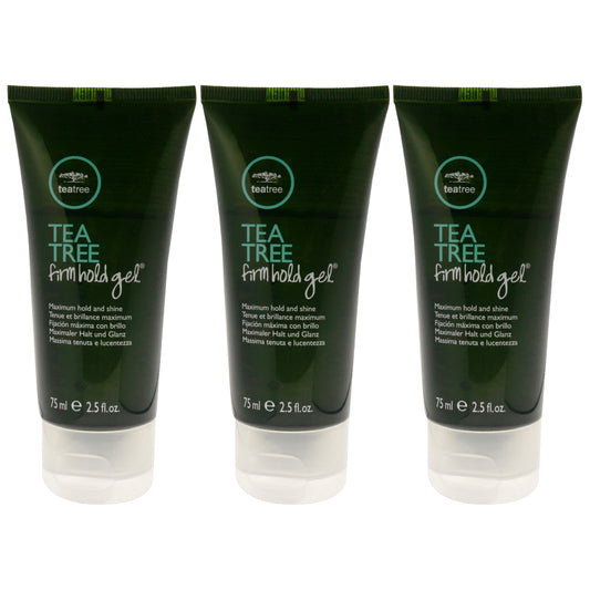 Tea Tree Firm Hold Gel by Paul Mitchell for Unisex - 2.5 oz Gel - Pack of 3