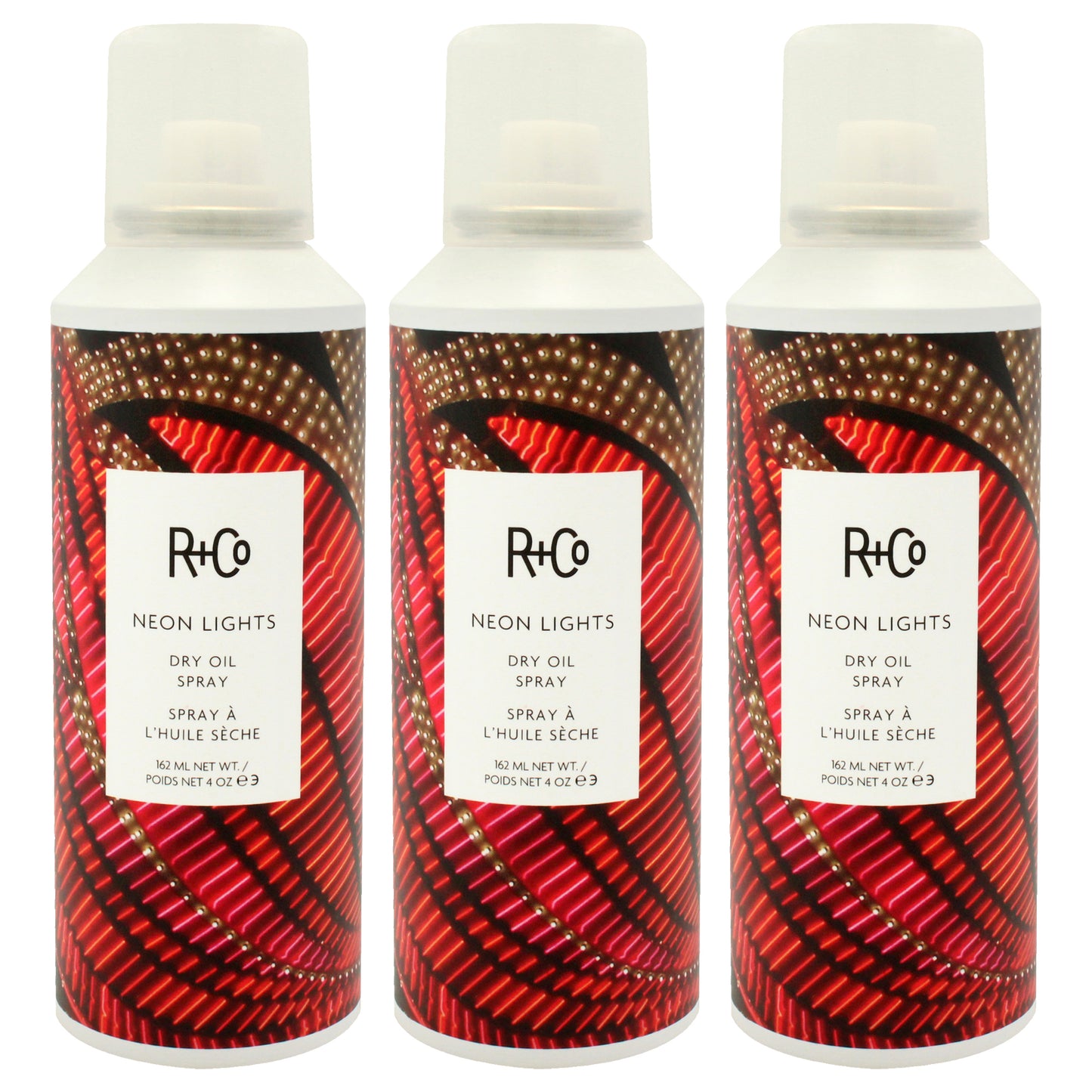 Neon Lights Dry Oil Spray - Pack of 3 4 oz Hair Spray