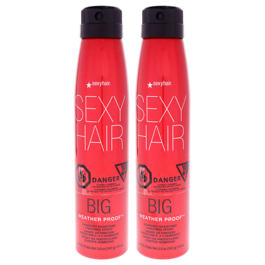Big Sexy Hair Weather Proof Hairspray - Pack of 2 5 oz Hair Spray