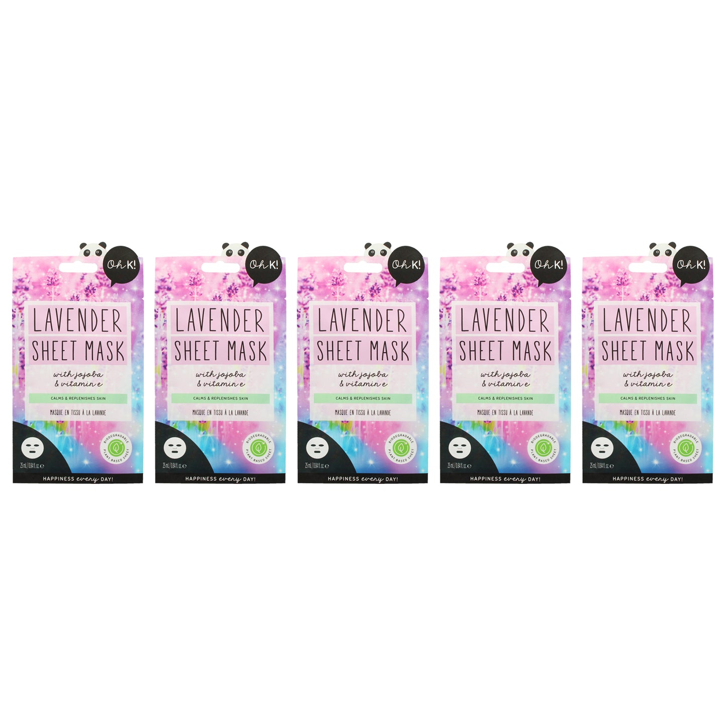 Sheet Mask Kit 10 Pc Kit 5Pc Sheet Mask - Cucumber