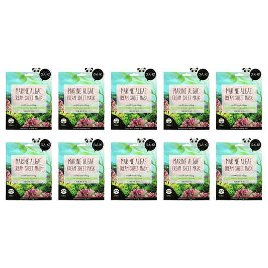 Cream Sheet Mask - Pack of 10 1 Pc Mask