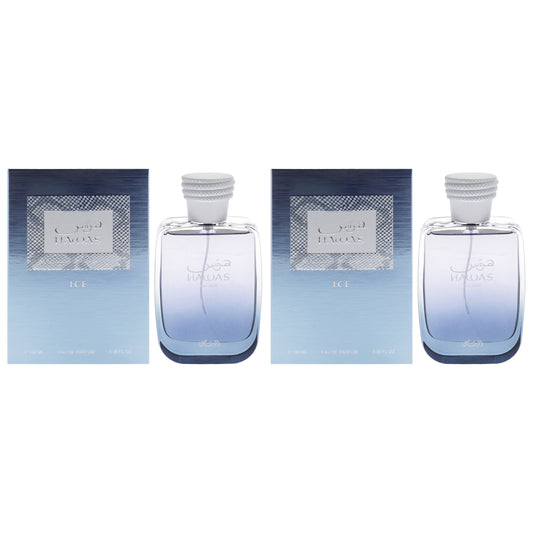 Hawas Collection - Hawas Ice - Pack of 2 3.38 oz EDP Spray