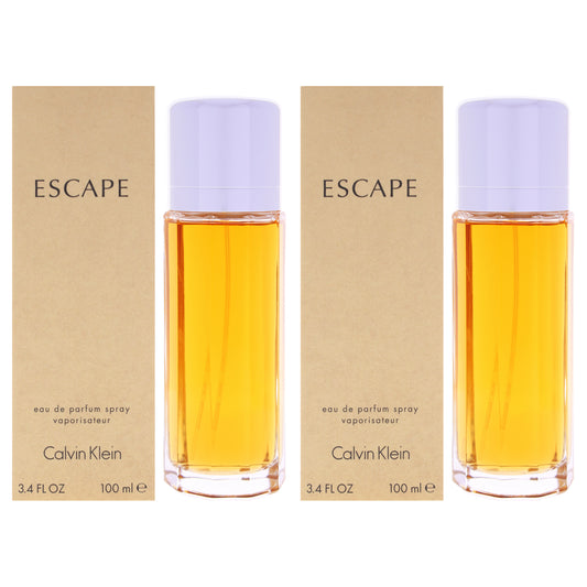 Escape by Calvin Klein for Women - 3.4 oz EDP Spray - Pack of 2