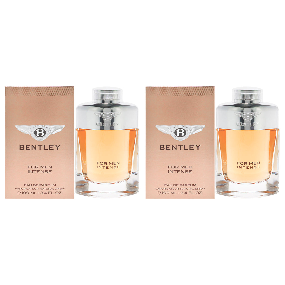 Bentley Intense by Bentley for Men - 3.4 oz EDP Spray - Pack of 2