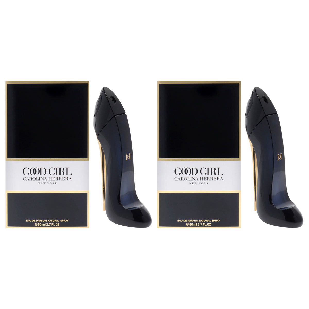 Good Girl by Carolina Herrera for Women - 2.7 oz EDP Spray - Pack of 2