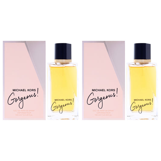 Gorgeous by Michael Kors for Women - 3.4 oz EDP Spray - Pack of 2