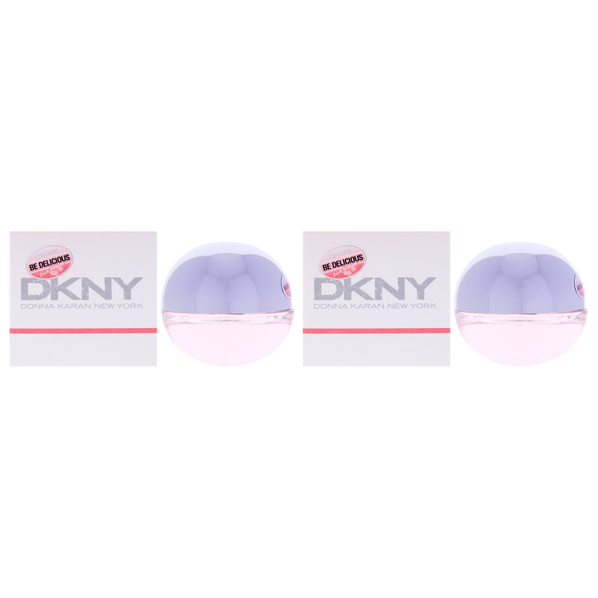 DKNY Be Delicious Fresh Blossom by Donna Karan for Women - 1 oz EDP Spray - Pack of 2