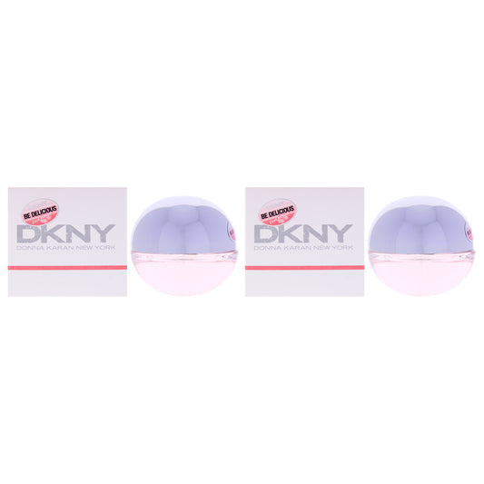 DKNY Be Delicious Fresh Blossom by Donna Karan for Women - 1 oz EDP Spray - Pack of 2