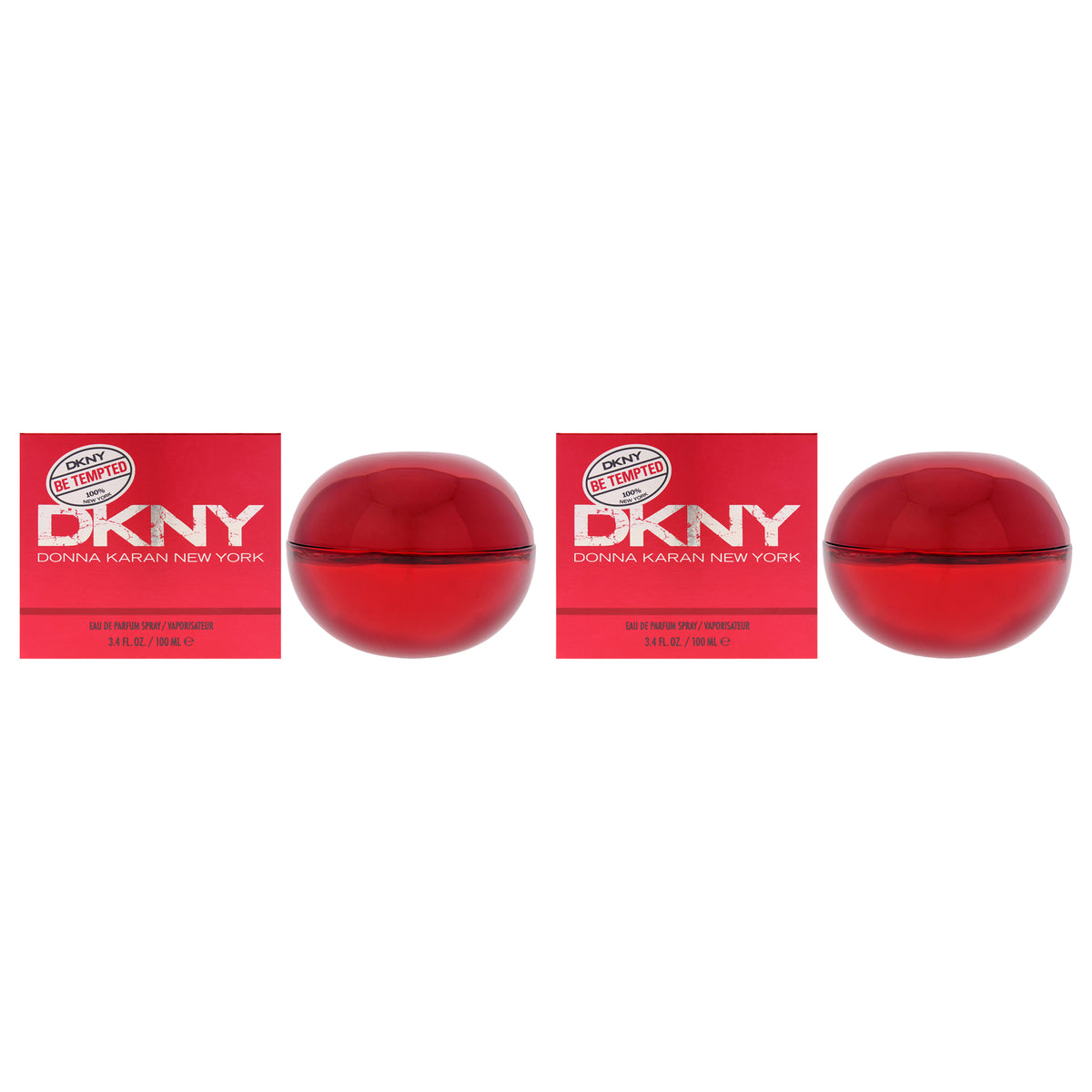 DKNY Be Tempted by Donna Karan for Women - 3.4 oz EDP Spray - Pack of 2