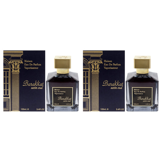 Maison Barakkat Satin Oud - Pack of 2 3.4 oz EDP Spray