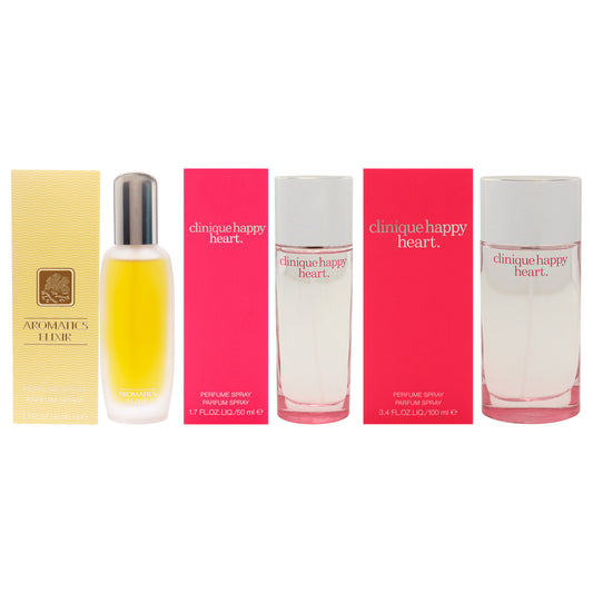 Clinique Kit 3 Pc Kit 1.5oz Aromatics Elixir Perfume Spray