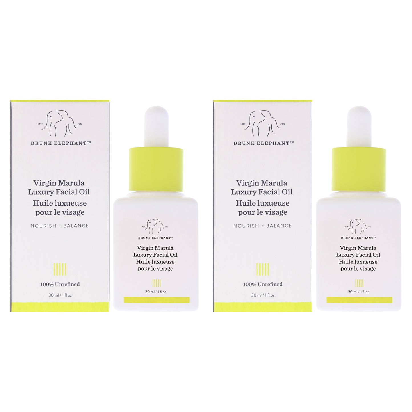 Virgin Marula Luxury Facial Oil - Pack of 2 1 oz Oil