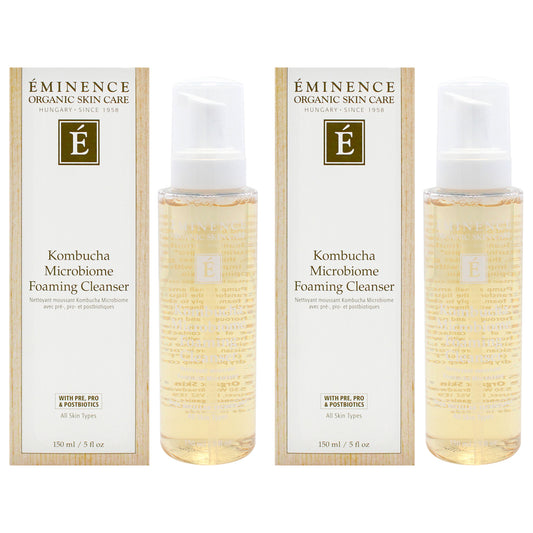 Kombucha Microbiome Foaming Cleanser - Pack of 2 5 oz Cleanser