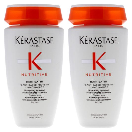 Nutritive Bain Satin Shampoo - Pack of 2 8.5 oz Shampoo