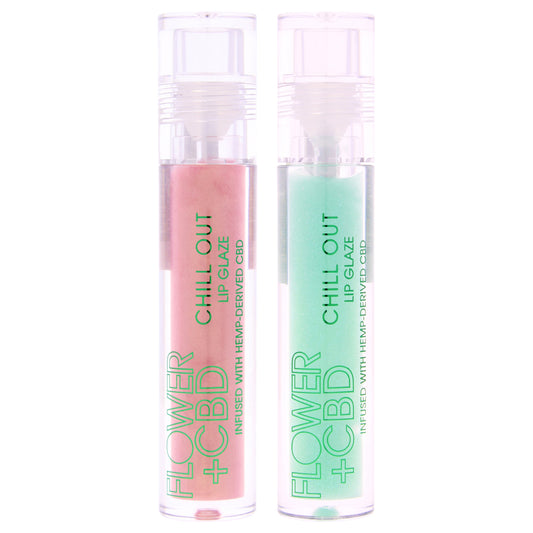 CBD Chill Out Lip Glaze Kit 2 Pc Kit 0.1oz Lip Gloss - Dazed