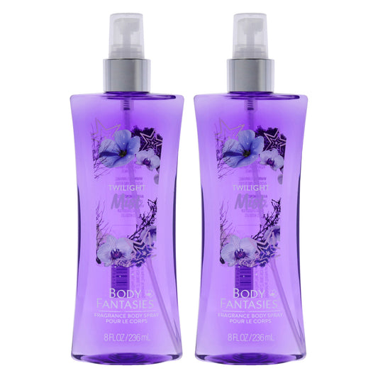 Signature Twilight Mist Fragrance Body Spray by Body Fantasies for Women - 8 oz Body Spray - Pack of 2