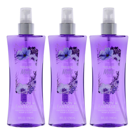 Signature Twilight Mist Fragrance Body Spray by Body Fantasies for Women - 8 oz Body Spray - Pack of 3