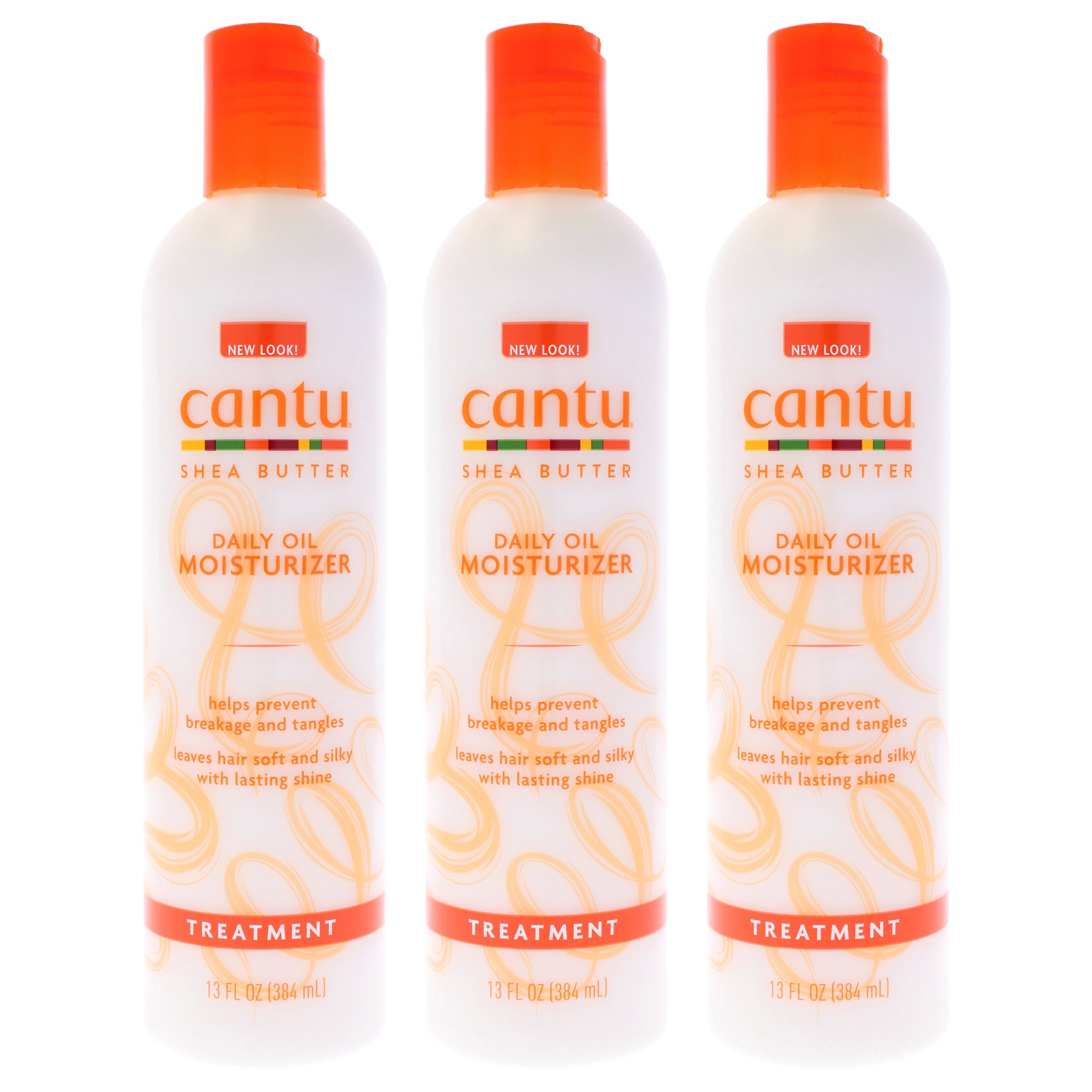 Shea Butter Daily Oil Moisturizer by Cantu for Unisex - 13 oz Moisturizer - Pack of 3