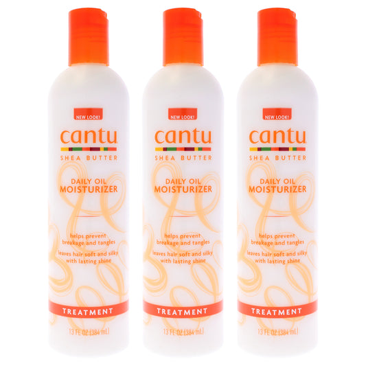 Shea Butter Daily Oil Moisturizer by Cantu for Unisex - 13 oz Moisturizer - Pack of 3