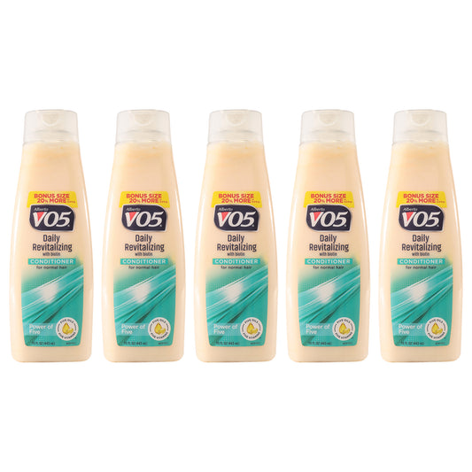 Daily Revitalizing Conditioner by Alberto VO5 for Unisex - 15 oz Conditioner - Pack of 5