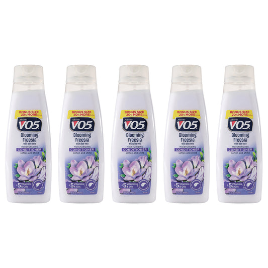 Moisturizing Blooming Freesia Conditioner by Alberto VO5 for Unisex - 15 oz Conditioner - Pack of 5