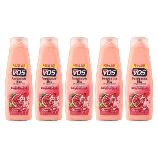 Moisturizing Pomegranate Bliss Conditioner by Alberto VO5 for Unisex - 15 oz Conditioner - Pack of 5
