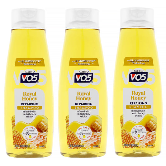 Royal Honey Repairing Shampoo by Alberto VO5 for Unisex - 15 oz Shampoo - Pack of 3