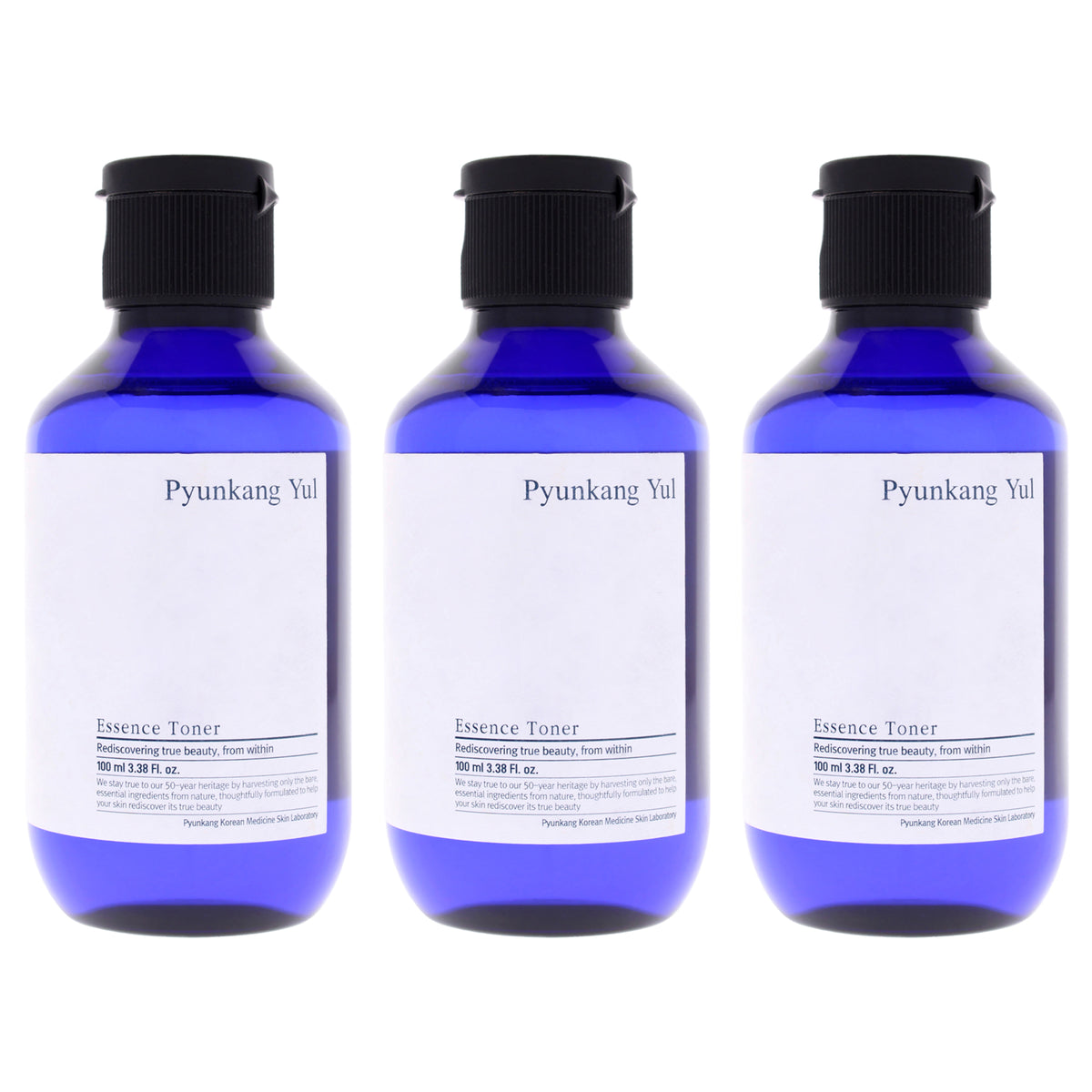 Essence Toner by Pyunkang Yul for Unisex - 3.3 oz Toner - Pack of 3