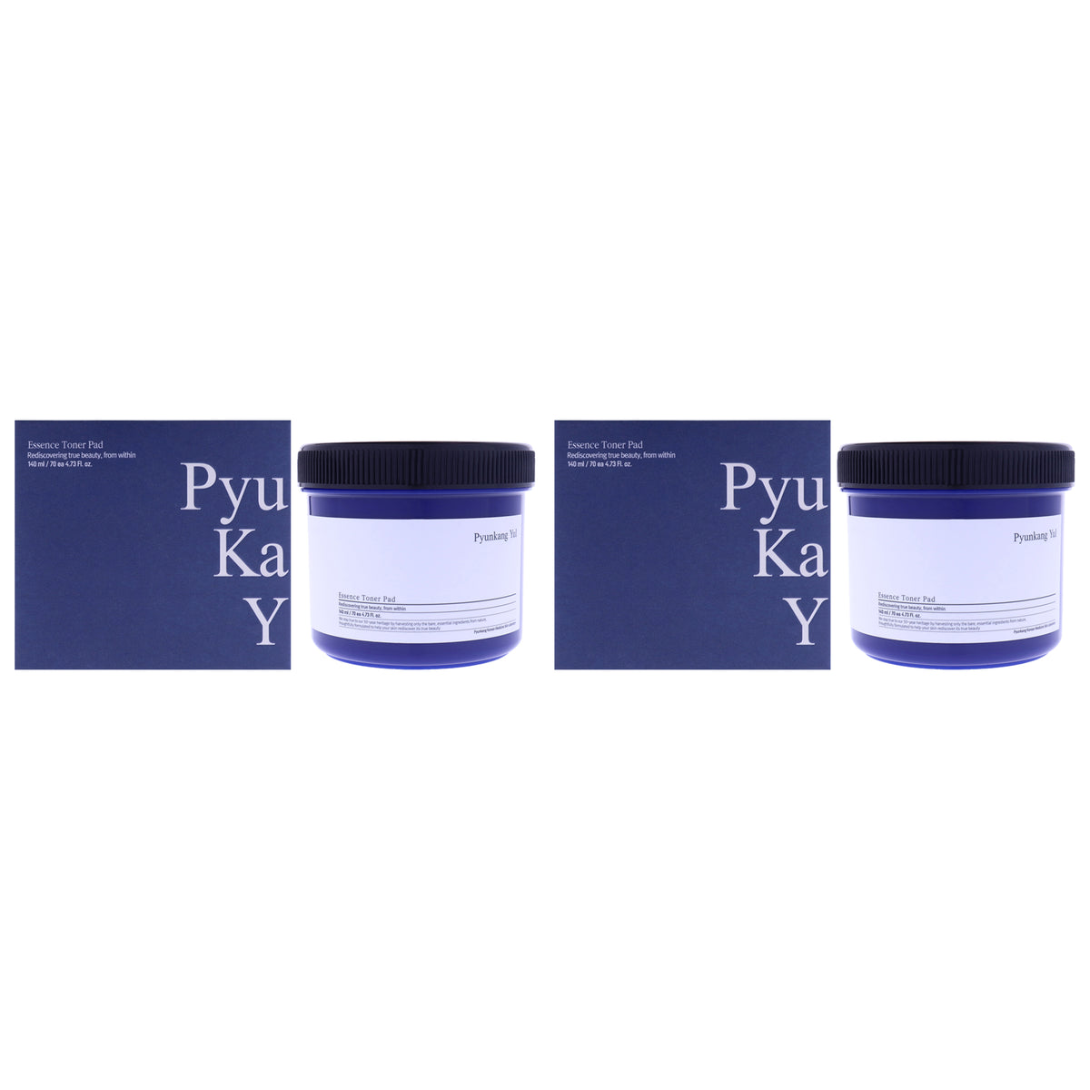 Essence Toner Pad by Pyunkang Yul for Unisex - 70 Pc Pads - Pack of 2